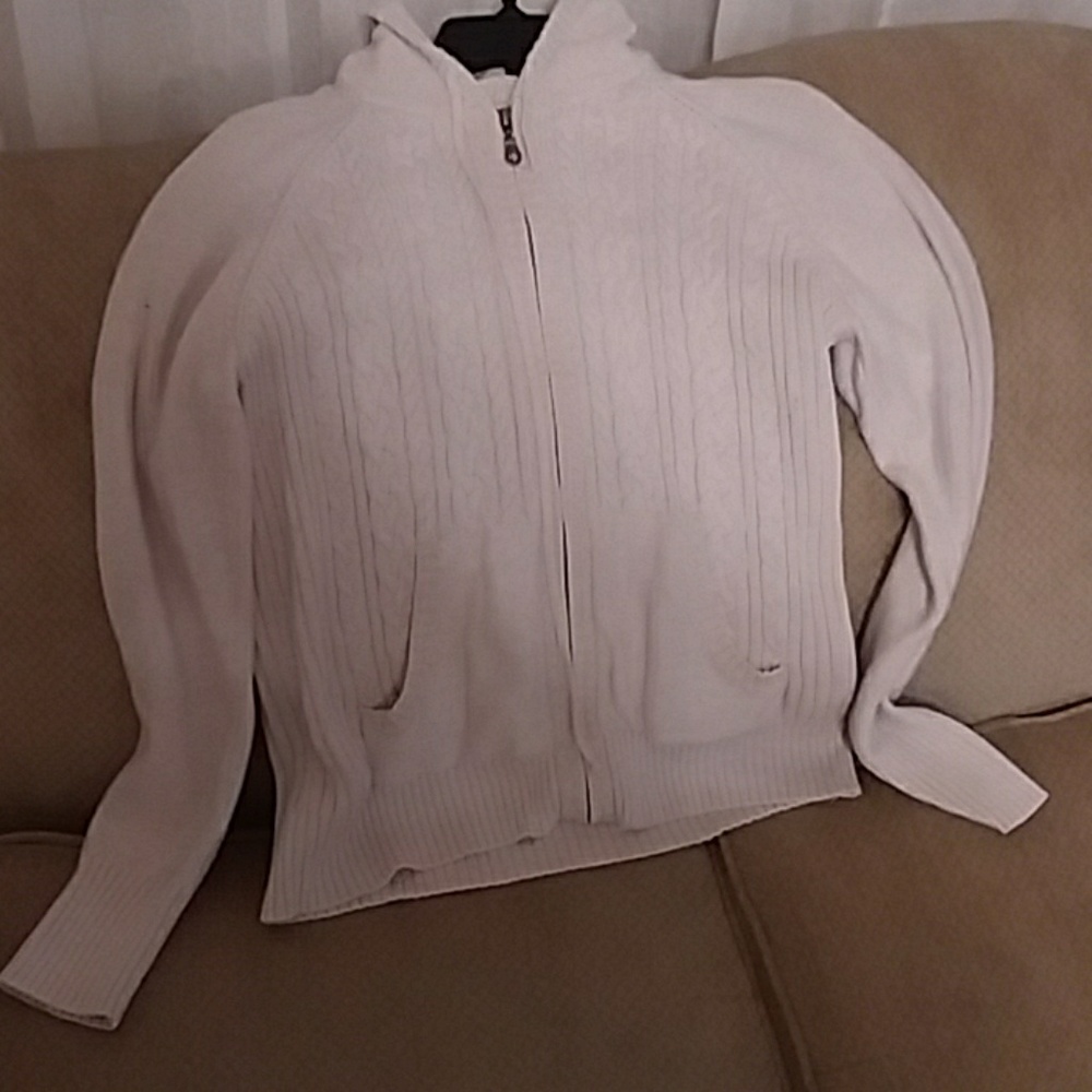 Zip Up Sweater with Hood